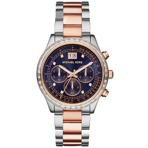 Michael Kors Brinkley Montre pour femme à cadran bicolore MK6205