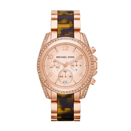 Michael Kors Blair Chronographe Cadran Or Rose Montre MK5859