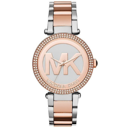 Michael Kors Parker Montre Femme Or Rose et Argent MK6314