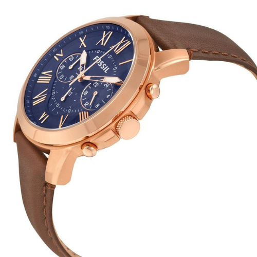 Fossil Grant Chronograph Blue Dial Men's Watch FS5068