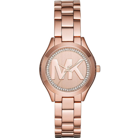 Michael Kors Mini Slim Runway Rose Cadran Montre Femme MK3549