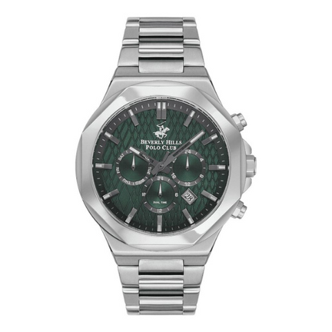 BEVERLY HILLS POLO CLUB Men’s Multi Function Green Dial Watch – BP3361X.370