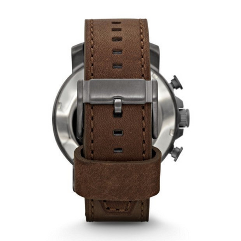 Fossil NATE CHRONOGRAPH BROWN LEATHER WATCH JR1424 