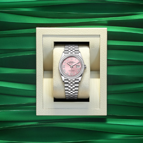 Rolex Pink set with diamonds 126284RBR